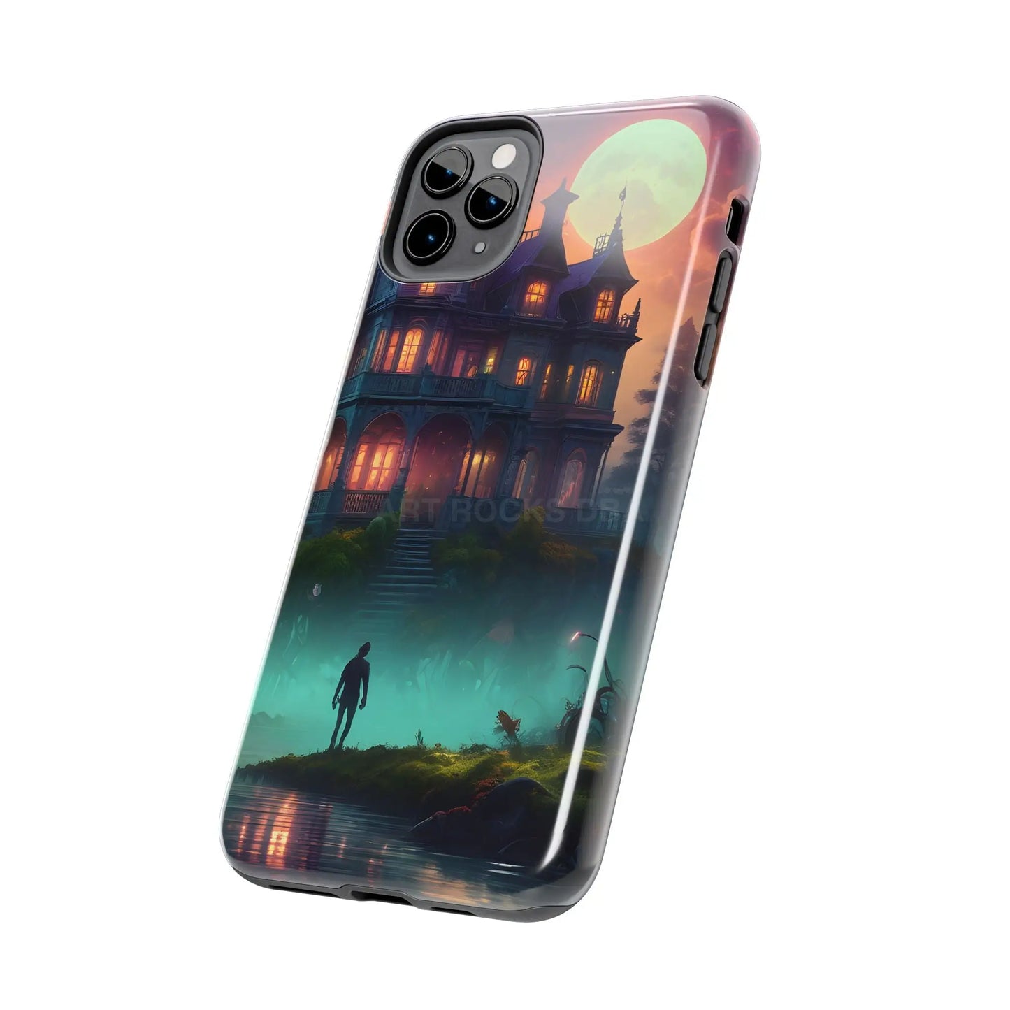 Mystical Haunted Mansion Phone Cases Tough Phone Cover Spooky Gift Halloween Decor Unique Phone Accessory - Phone Case