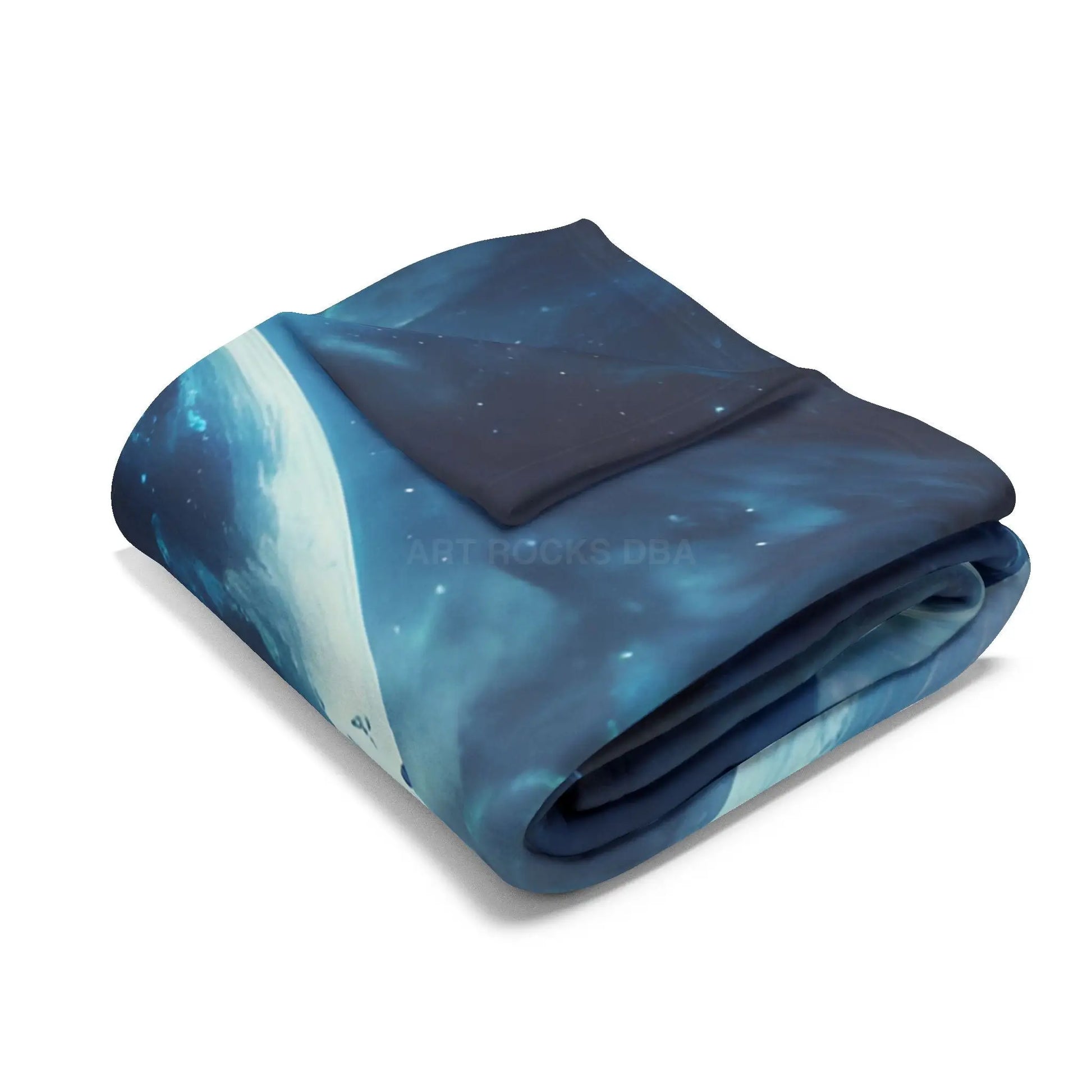 Mystical Moon Arctic Fleece Blanket Cozy Starry Blanket for Winter Home Decor Gift for Space Lovers Night Sky Throw