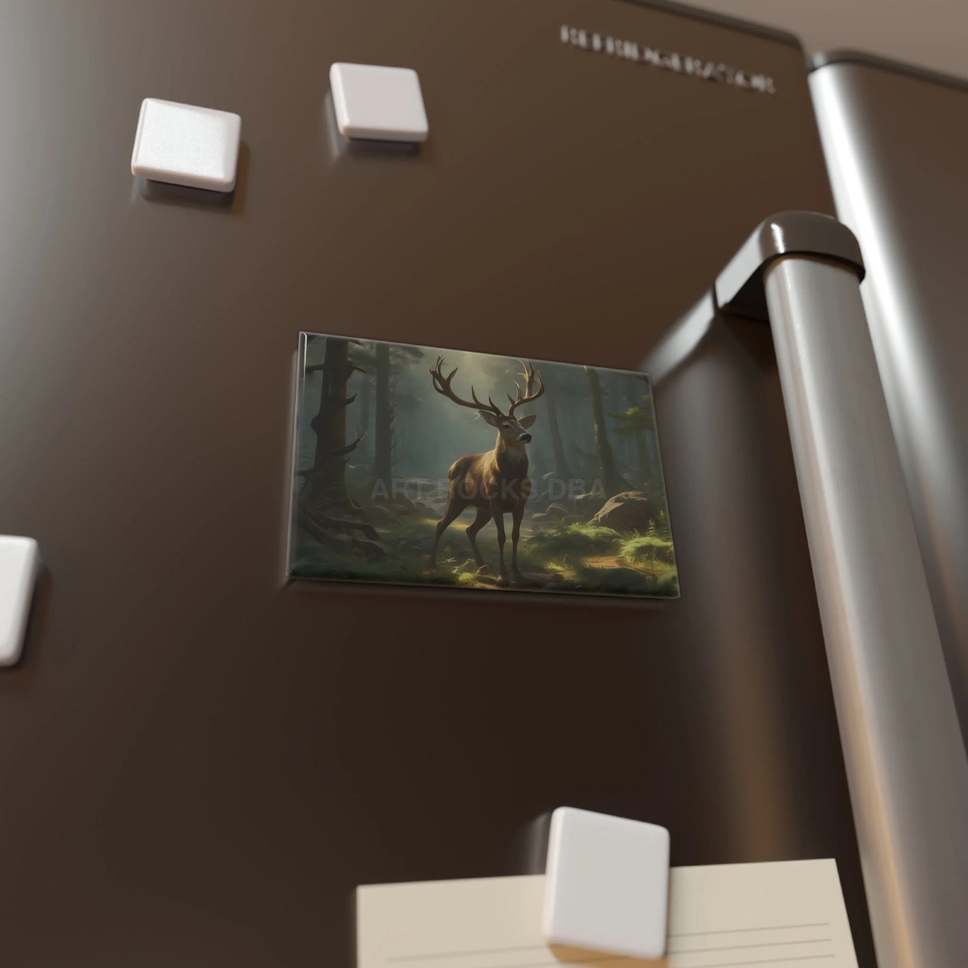 Nature-Inspired Button Magnet Set Eco-Friendly Décor Wildlife Lover Gifts Home Office Essential Rustic Kitchen