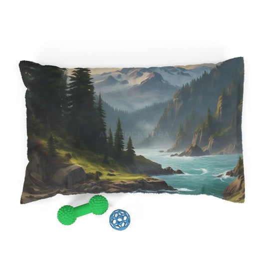 Nature-Inspired Pet Bed | Cozy Pet Pillow Dog Bed Cat Bed Pet Gift Home Decor - 28’’ × 18’’ - Pets