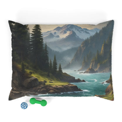 Nature-Inspired Pet Bed | Cozy Pet Pillow Dog Bed Cat Bed Pet Gift Home Decor - 40’’ × 30’’ - Pets