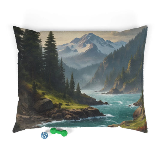 Nature-Inspired Pet Bed | Cozy Pet Pillow Dog Bed Cat Bed Pet Gift Home Decor - 50’’ × 40’’ - Pets