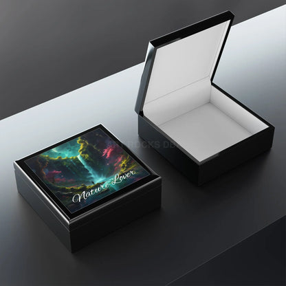 Nature Lover Jewelry Box — Scenic Waterfall Keepsake Box - Home Decor