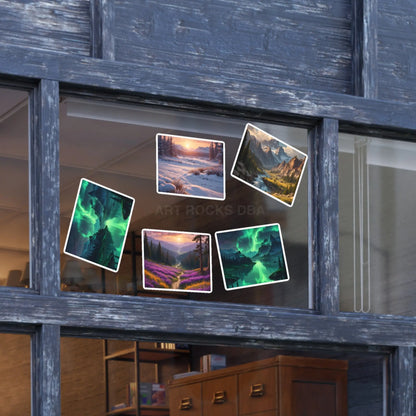 Nature Lover Sticker Sheet Bundle | Aesthetic Art Stickers for Journals Scrapbooking Gifts Home Decor and DIY Projects