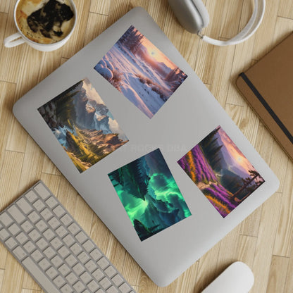 Nature Lover Sticker Sheet Bundle | Aesthetic Art Stickers for Journals Scrapbooking Gifts Home Decor and DIY Projects