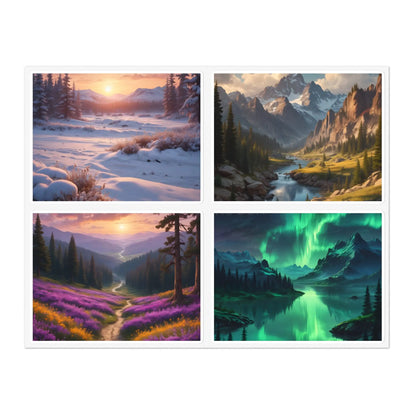 Nature Lover Sticker Sheet Bundle | Aesthetic Art Stickers for Journals Scrapbooking Gifts Home Decor and DIY Projects