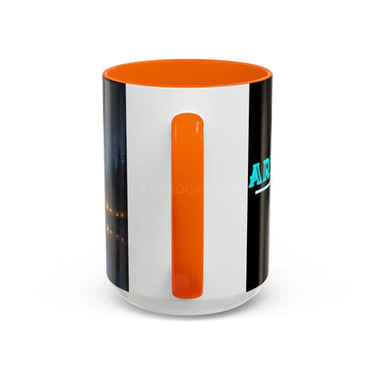 Night Lakeside Coffee Mug — Cozy Forest Reflection Accent Mug (11/15 oz) - Mug