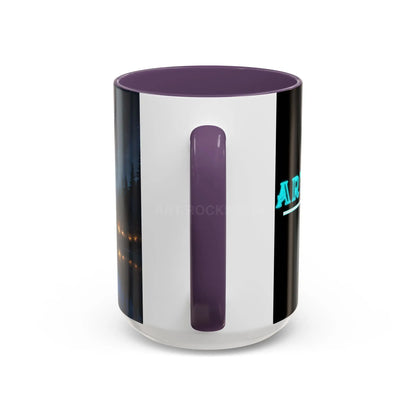 Night Lakeside Coffee Mug — Cozy Forest Reflection Accent Mug (11/15 oz) - Mug