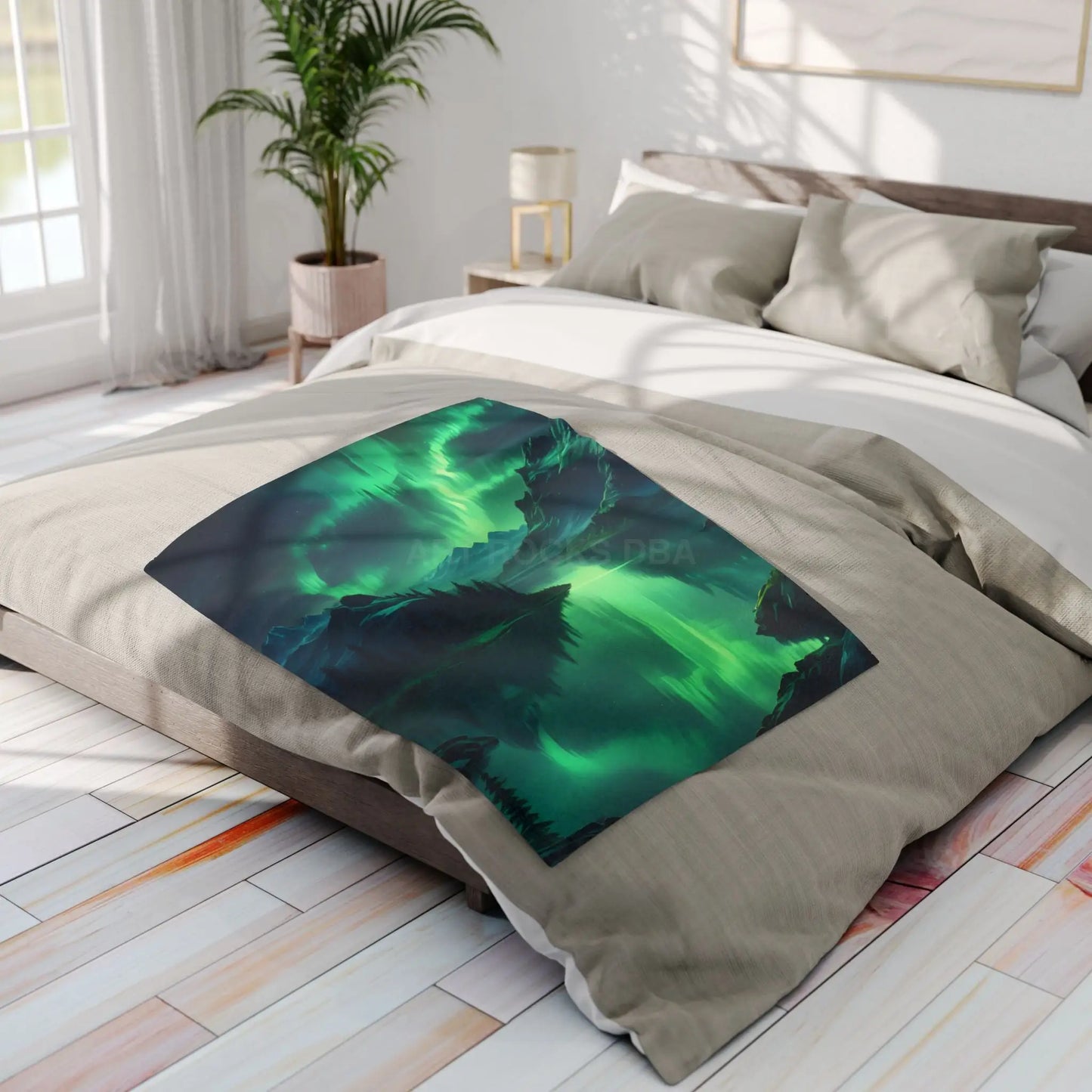 Northern Lights Arctic Fleece Blanket - Cozy Decor for Nature Lovers - Home Decor
