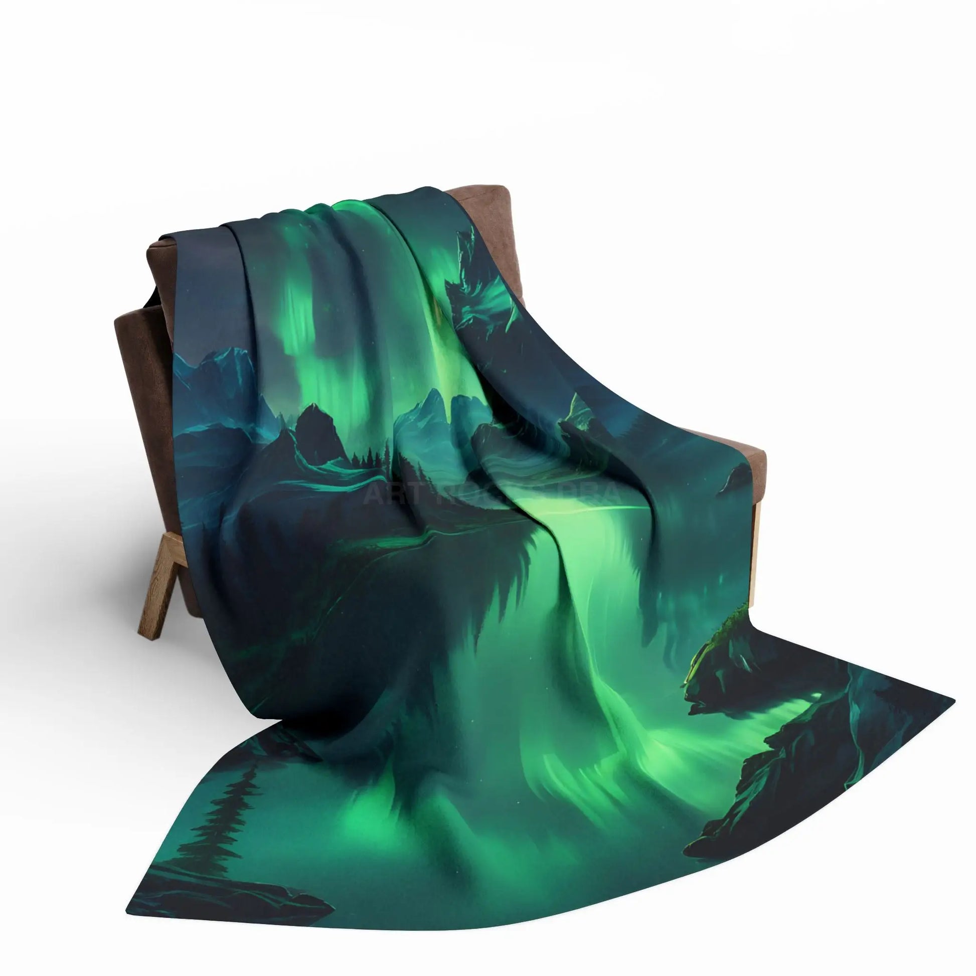 Northern Lights Arctic Fleece Blanket - Cozy Decor for Nature Lovers - Home Decor