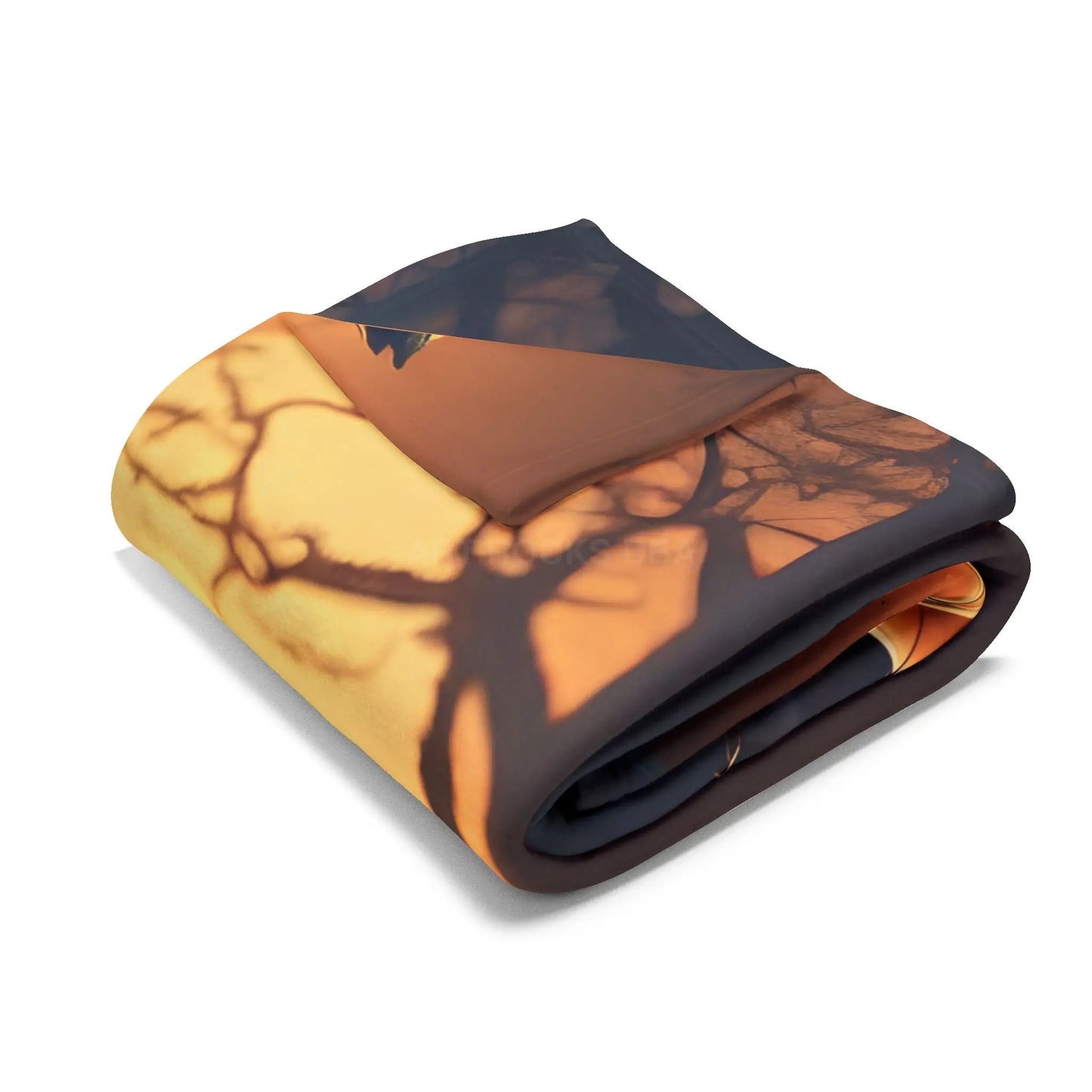 Owl Halloween Fleece Blanket Cozy Throw for Fall Seasonal Decor for Home Halloween Decor Gift for Owl Lovers - Home