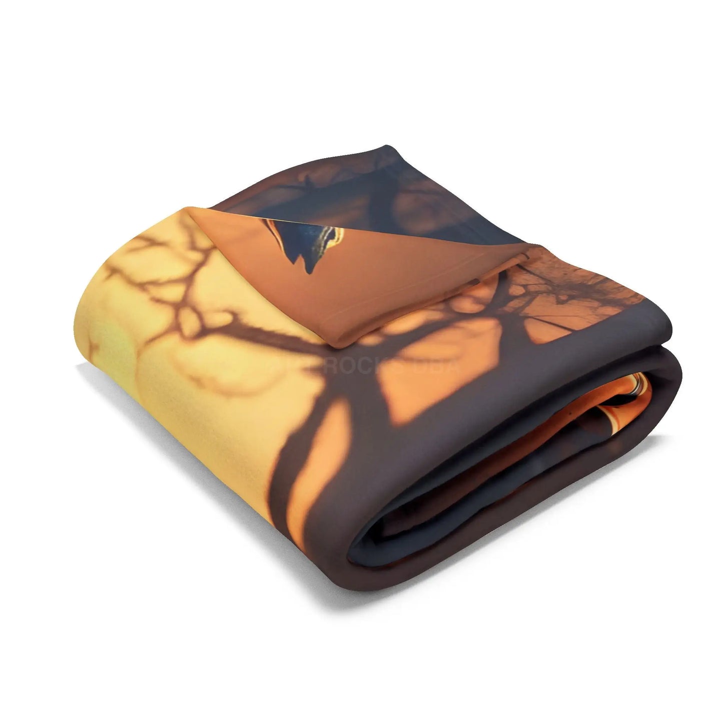 Owl Halloween Fleece Blanket Cozy Throw for Fall Seasonal Decor for Home Halloween Decor Gift for Owl Lovers - Home