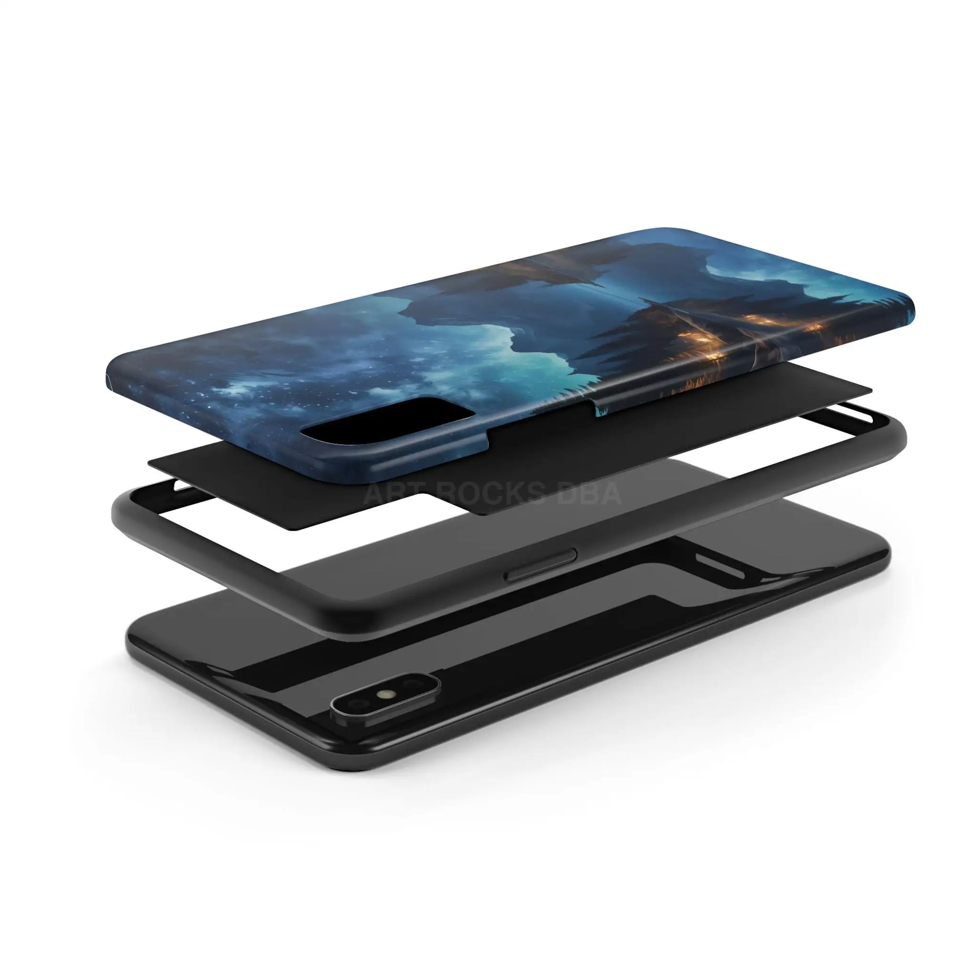 Peaceful Lake Camping Phone Cases Tough Phone Cases for Nature Lovers Unique Phone Accessories Gift for Outdoor