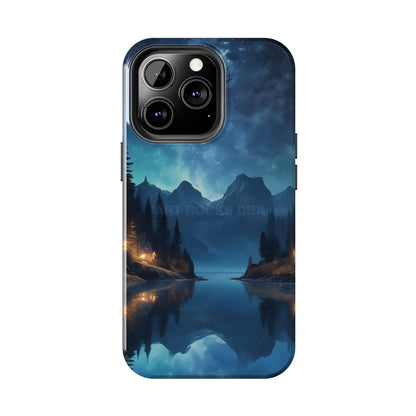 Peaceful Lake Camping Phone Cases Tough Phone Cases for Nature Lovers Unique Phone Accessories Gift for Outdoor
