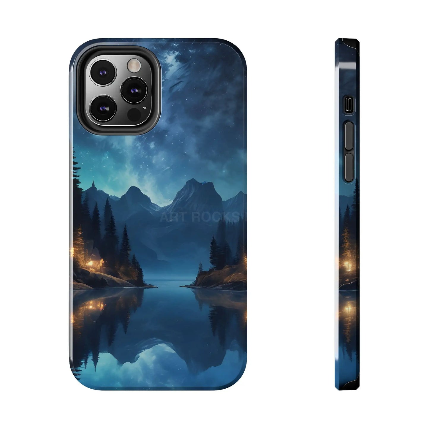 Peaceful Lake Camping Phone Cases Tough Phone Cases for Nature Lovers Unique Phone Accessories Gift for Outdoor