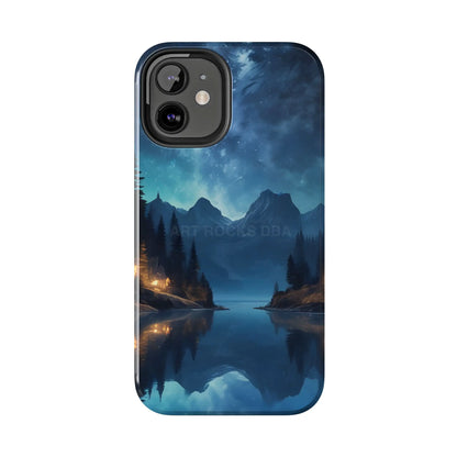 Peaceful Lake Camping Phone Cases Tough Phone Cases for Nature Lovers Unique Phone Accessories Gift for Outdoor