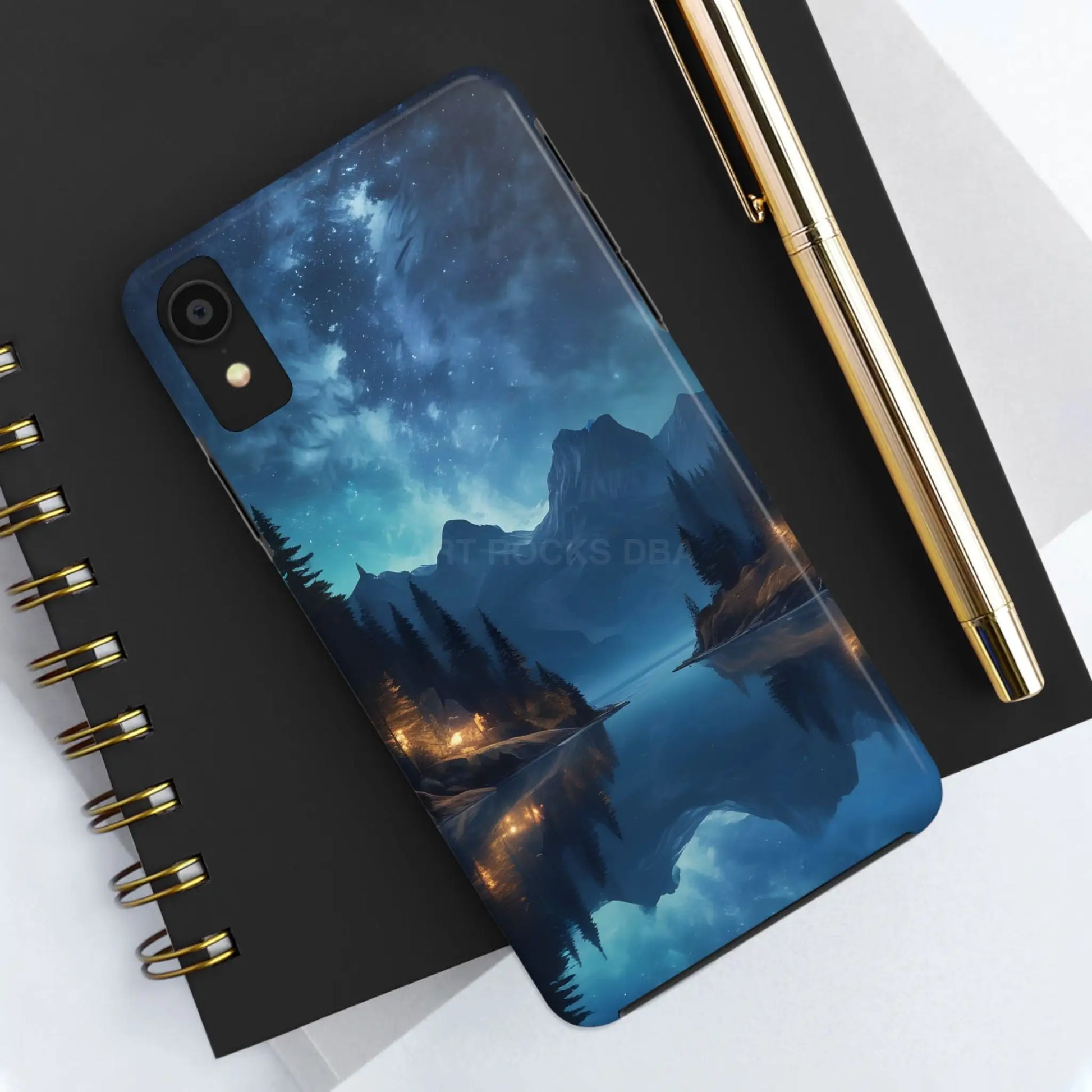 Peaceful Lake Camping Phone Cases Tough Phone Cases for Nature Lovers Unique Phone Accessories Gift for Outdoor