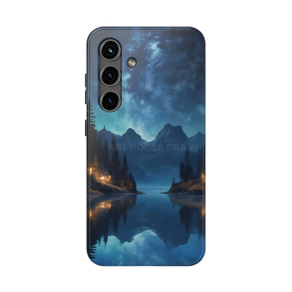 Peaceful Lake Camping Phone Cases Tough Phone Cases for Nature Lovers Unique Phone Accessories Gift for Outdoor