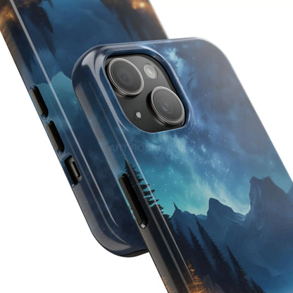 Peaceful Lake Camping Phone Cases Tough Phone Cases for Nature Lovers Unique Phone Accessories Gift for Outdoor