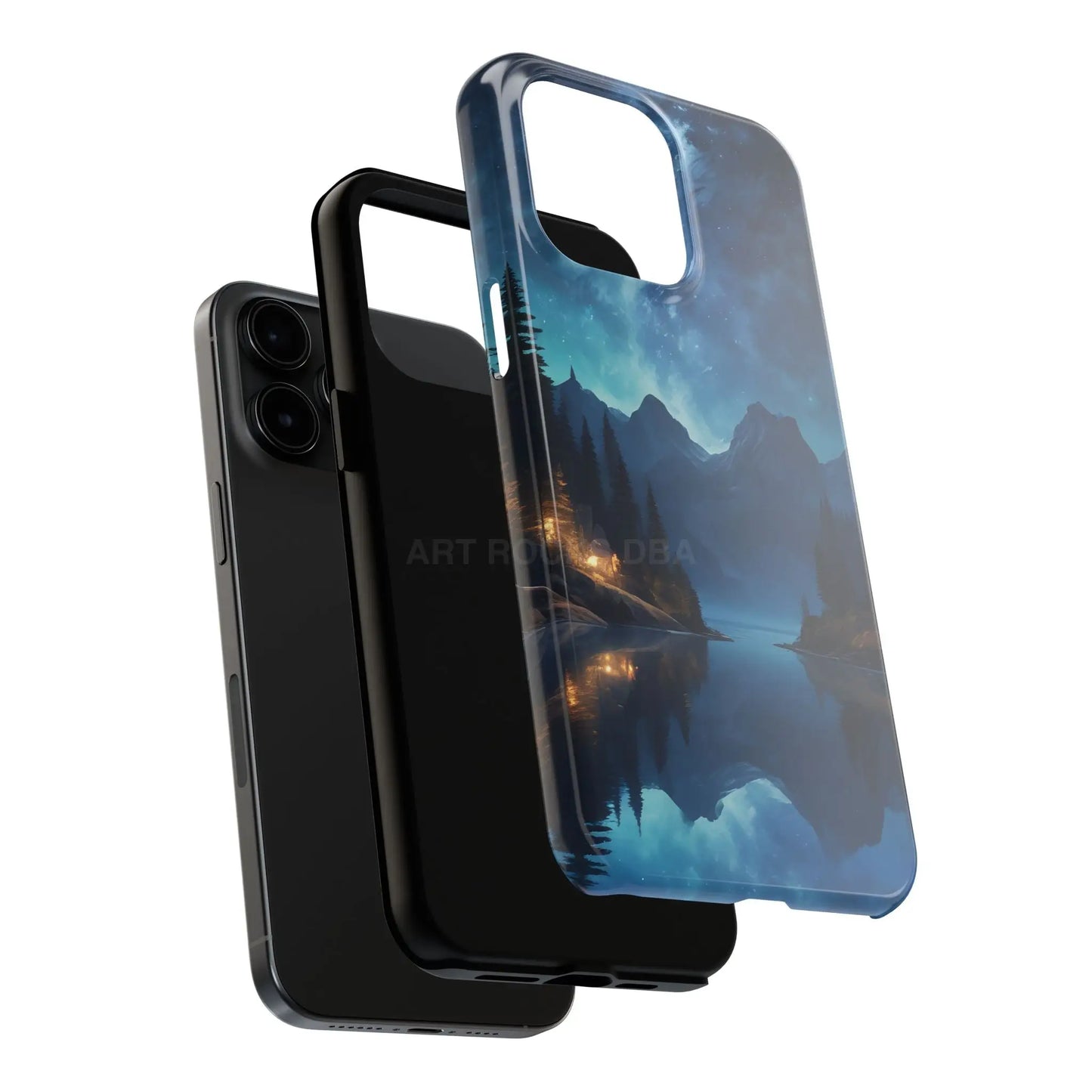 Peaceful Lake Camping Phone Cases Tough Phone Cases for Nature Lovers Unique Phone Accessories Gift for Outdoor