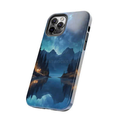 Peaceful Lake Camping Phone Cases Tough Phone Cases for Nature Lovers Unique Phone Accessories Gift for Outdoor