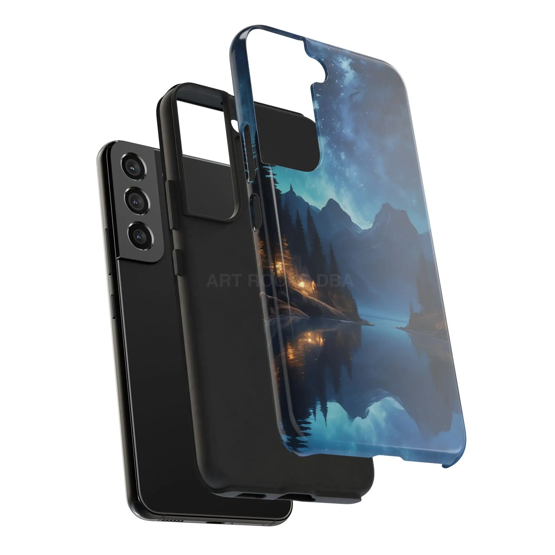 Peaceful Lake Camping Phone Cases Tough Phone Cases for Nature Lovers Unique Phone Accessories Gift for Outdoor