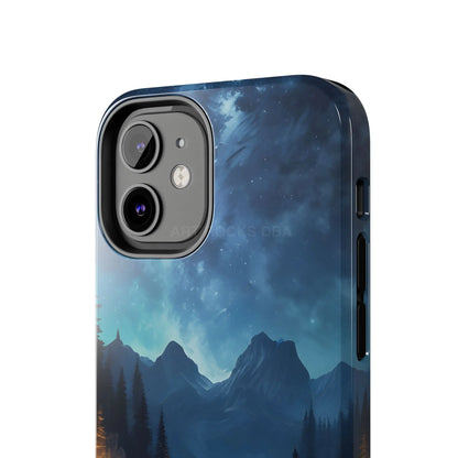 Peaceful Lake Camping Phone Cases Tough Phone Cases for Nature Lovers Unique Phone Accessories Gift for Outdoor