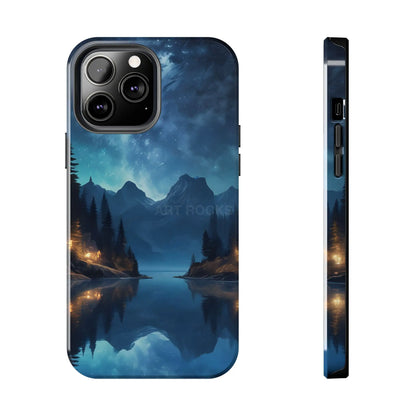 Peaceful Lake Camping Phone Cases Tough Phone Cases for Nature Lovers Unique Phone Accessories Gift for Outdoor
