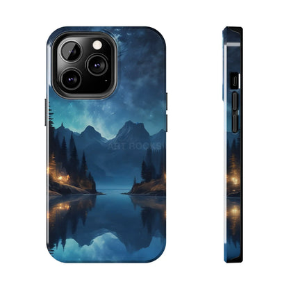 Peaceful Lake Camping Phone Cases Tough Phone Cases for Nature Lovers Unique Phone Accessories Gift for Outdoor
