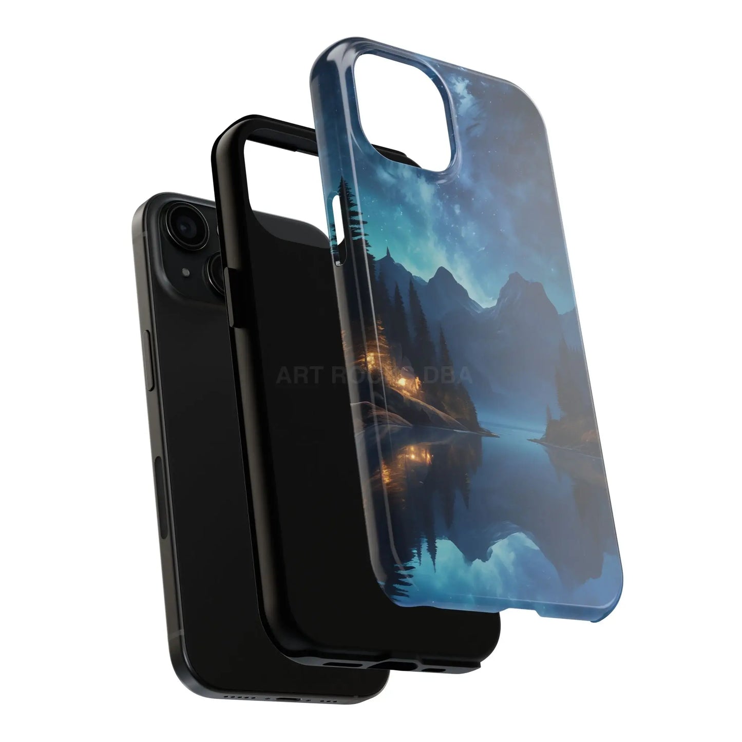 Peaceful Lake Camping Phone Cases Tough Phone Cases for Nature Lovers Unique Phone Accessories Gift for Outdoor
