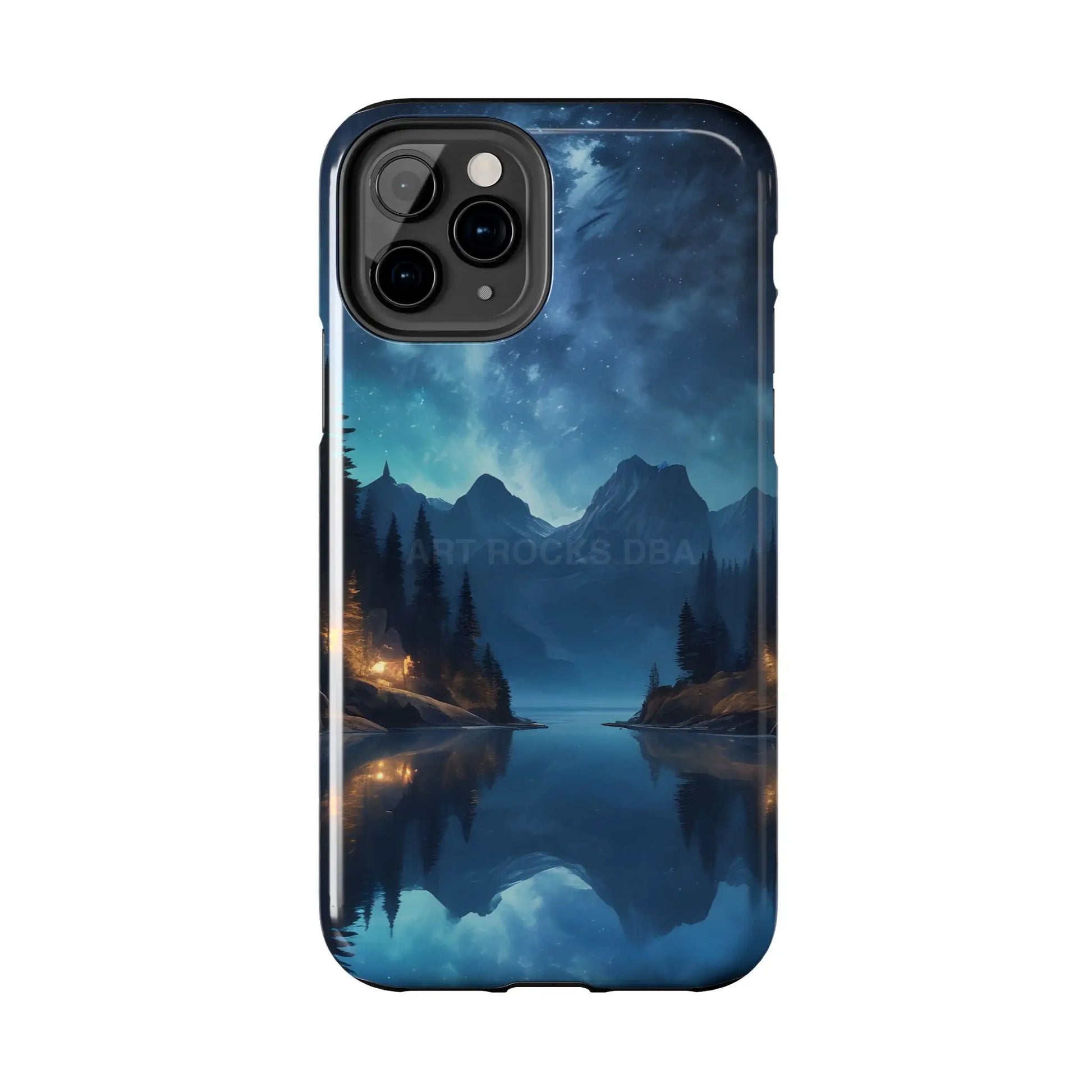 Peaceful Lake Camping Phone Cases Tough Phone Cases for Nature Lovers Unique Phone Accessories Gift for Outdoor