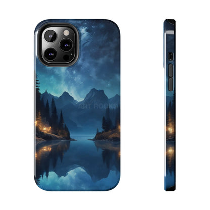 Peaceful Lake Camping Phone Cases Tough Phone Cases for Nature Lovers Unique Phone Accessories Gift for Outdoor