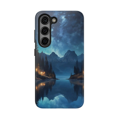 Peaceful Lake Camping Phone Cases Tough Phone Cases for Nature Lovers Unique Phone Accessories Gift for Outdoor
