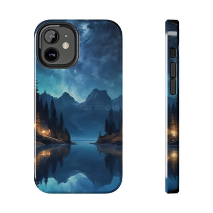 Peaceful Lake Camping Phone Cases Tough Phone Cases for Nature Lovers Unique Phone Accessories Gift for Outdoor