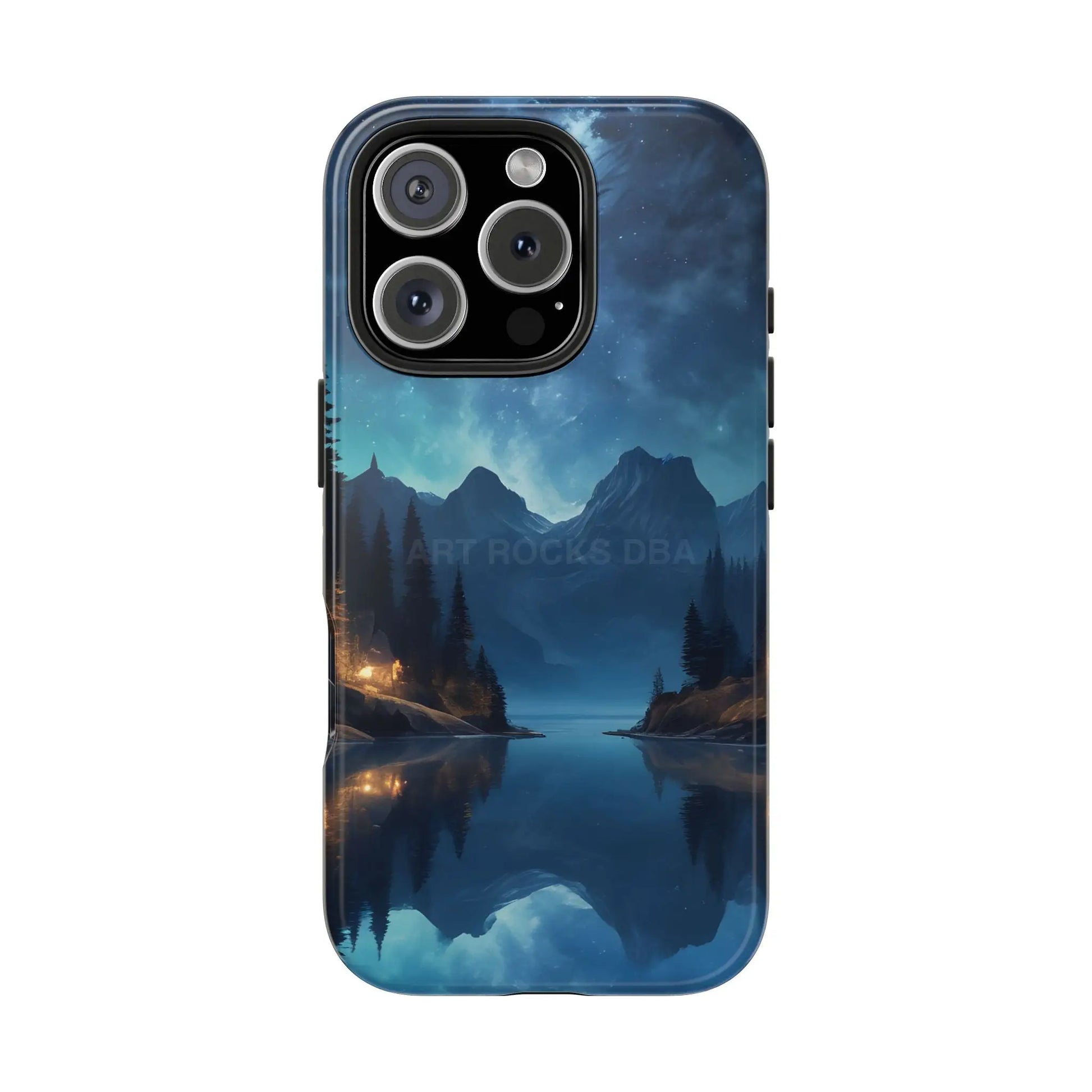 Peaceful Lake Camping Phone Cases Tough Phone Cases for Nature Lovers Unique Phone Accessories Gift for Outdoor