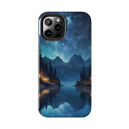Peaceful Lake Camping Phone Cases Tough Phone Cases for Nature Lovers Unique Phone Accessories Gift for Outdoor
