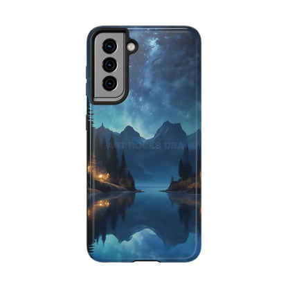 Peaceful Lake Camping Phone Cases Tough Phone Cases for Nature Lovers Unique Phone Accessories Gift for Outdoor