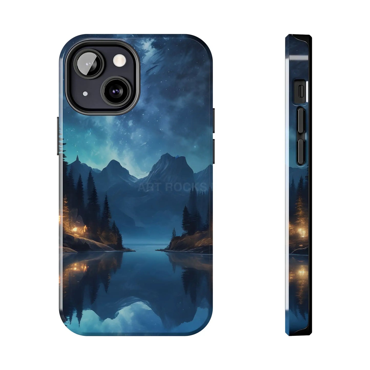 Peaceful Lake Camping Phone Cases Tough Phone Cases for Nature Lovers Unique Phone Accessories Gift for Outdoor