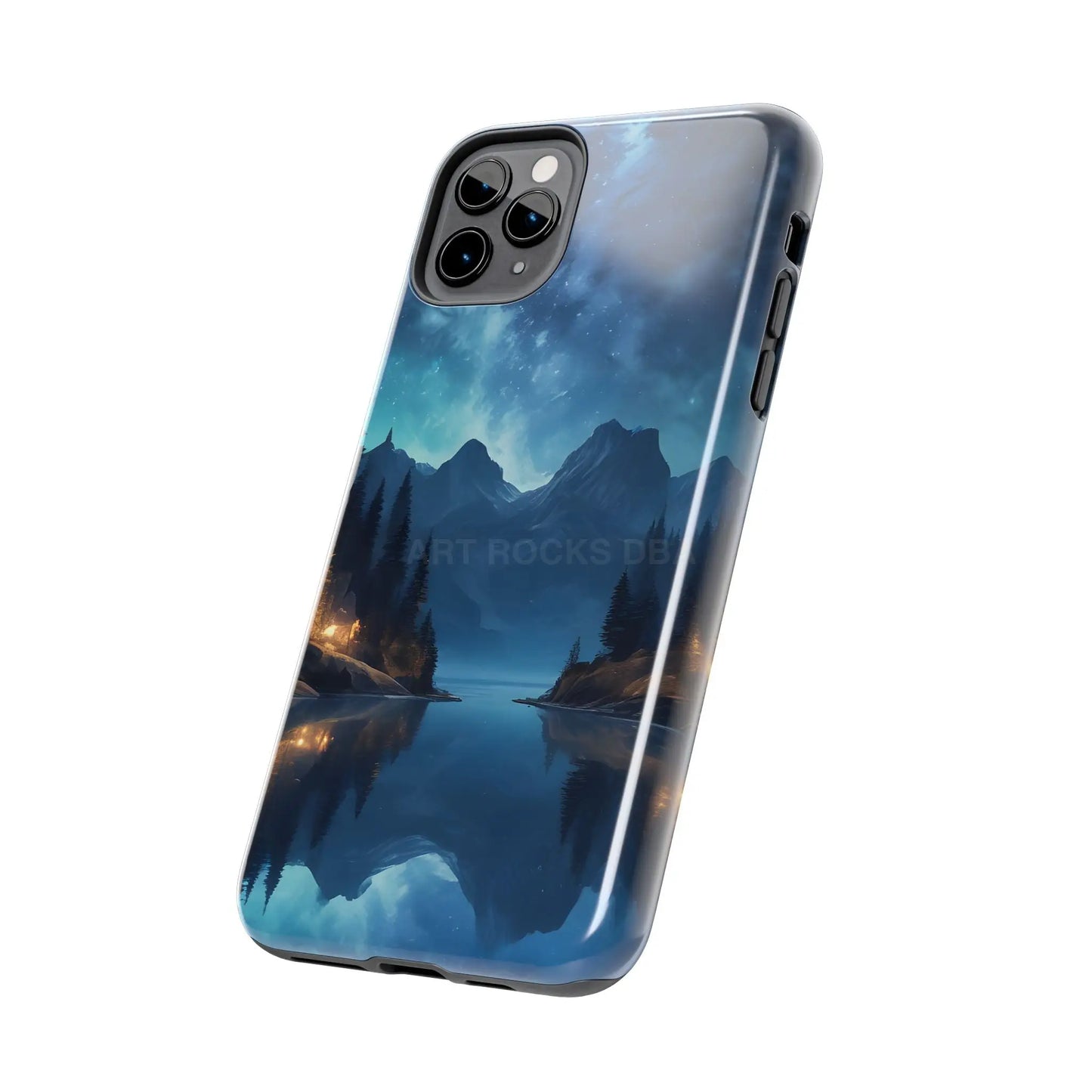 Peaceful Lake Camping Phone Cases Tough Phone Cases for Nature Lovers Unique Phone Accessories Gift for Outdoor