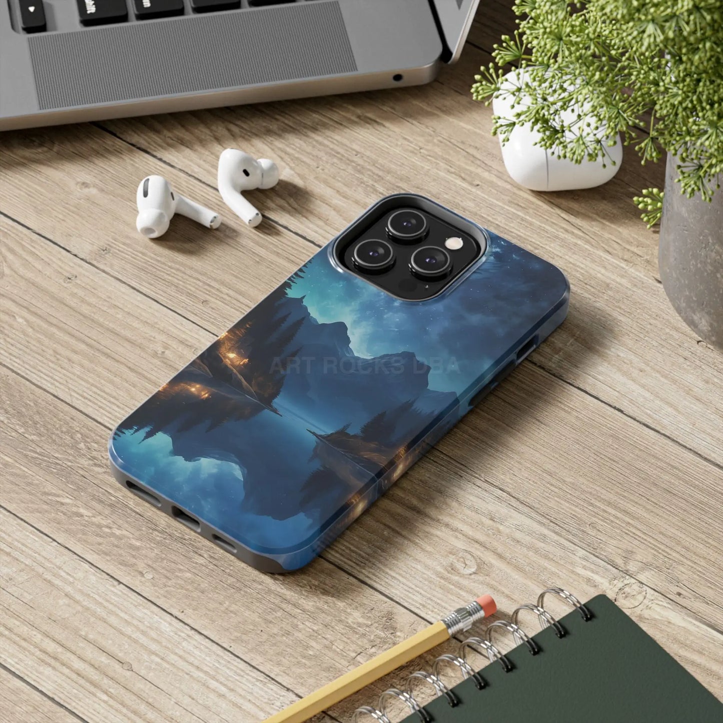 Peaceful Lake Camping Phone Cases Tough Phone Cases for Nature Lovers Unique Phone Accessories Gift for Outdoor