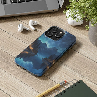 Peaceful Lake Camping Phone Cases Tough Phone Cases for Nature Lovers Unique Phone Accessories Gift for Outdoor