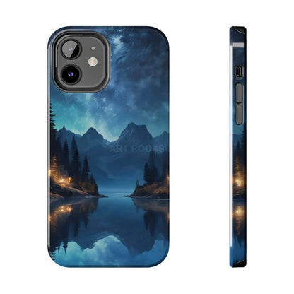 Peaceful Lake Camping Phone Cases Tough Phone Cases for Nature Lovers Unique Phone Accessories Gift for Outdoor