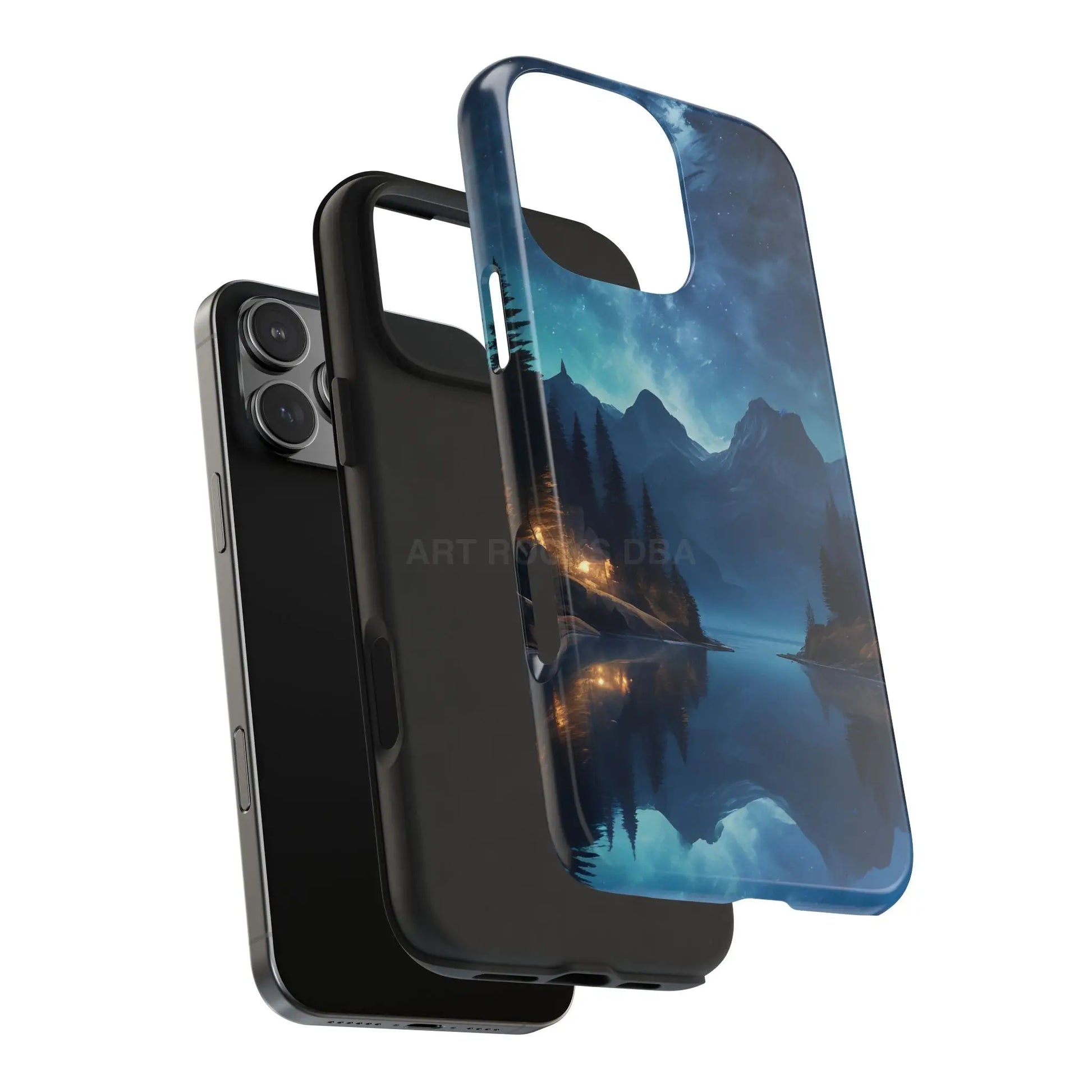 Peaceful Lake Camping Phone Cases Tough Phone Cases for Nature Lovers Unique Phone Accessories Gift for Outdoor