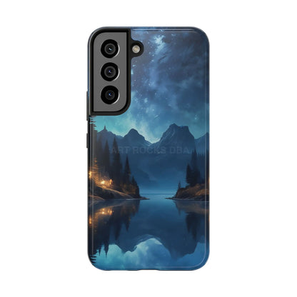 Peaceful Lake Camping Phone Cases Tough Phone Cases for Nature Lovers Unique Phone Accessories Gift for Outdoor