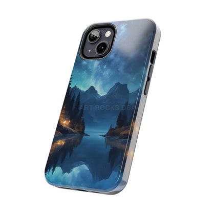 Peaceful Lake Camping Phone Cases Tough Phone Cases for Nature Lovers Unique Phone Accessories Gift for Outdoor