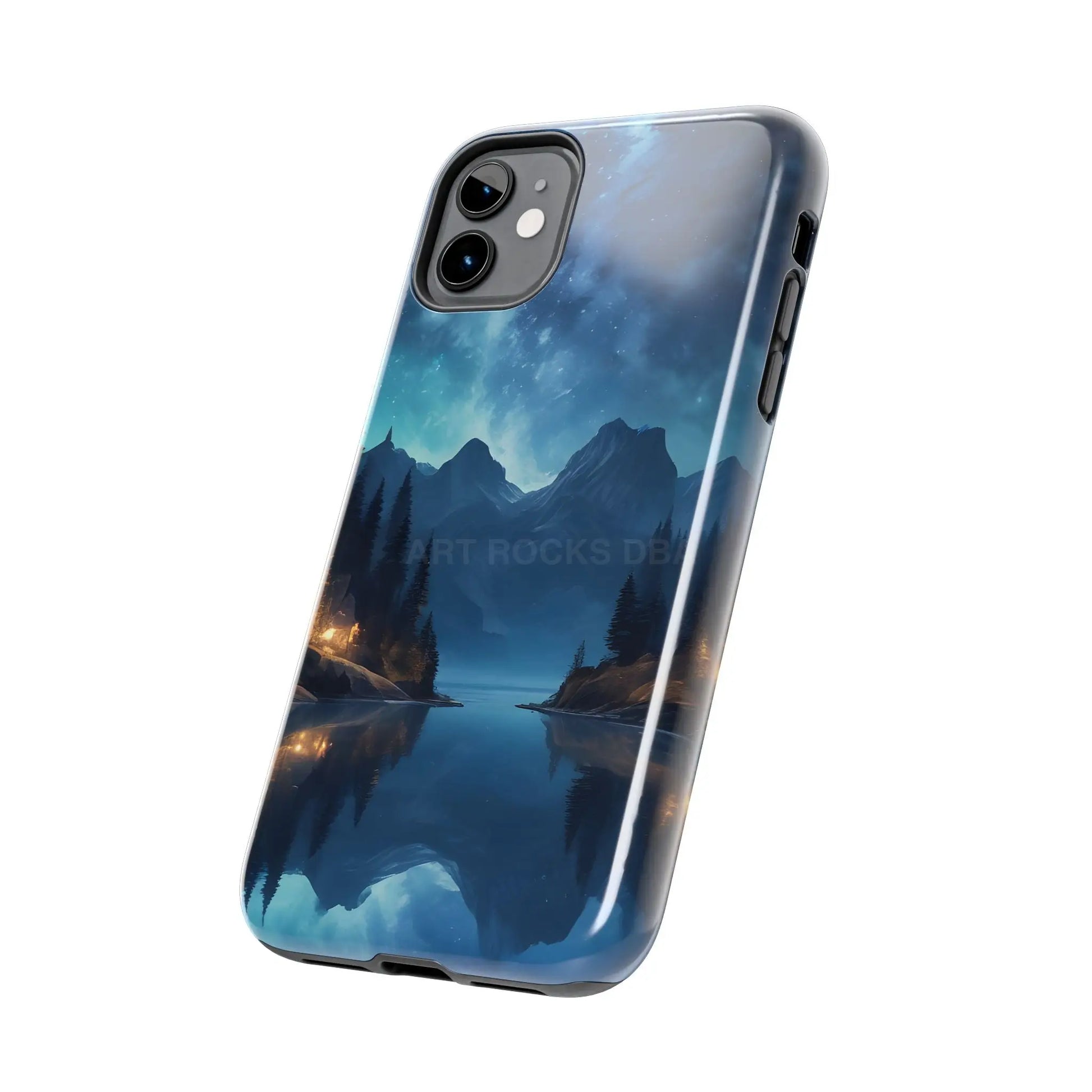 Peaceful Lake Camping Phone Cases Tough Phone Cases for Nature Lovers Unique Phone Accessories Gift for Outdoor