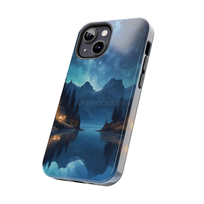Peaceful Lake Camping Phone Cases Tough Phone Cases for Nature Lovers Unique Phone Accessories Gift for Outdoor
