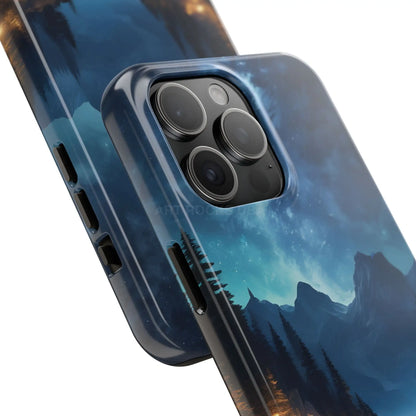 Peaceful Lake Camping Phone Cases Tough Phone Cases for Nature Lovers Unique Phone Accessories Gift for Outdoor