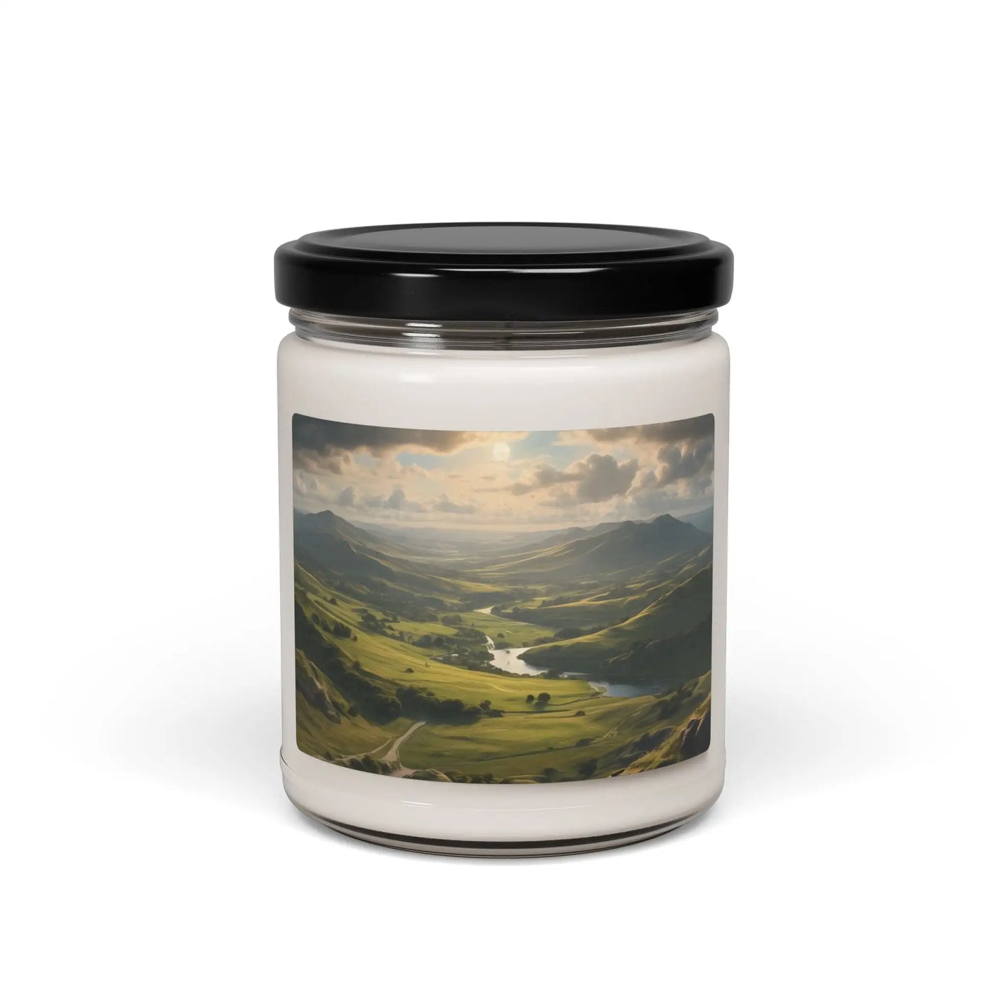 Peaceful Valley Scented Candle Relaxing Gift for Home Aromatherapy Candle Eco-Friendly Gift Calming Decor - Sea Salt