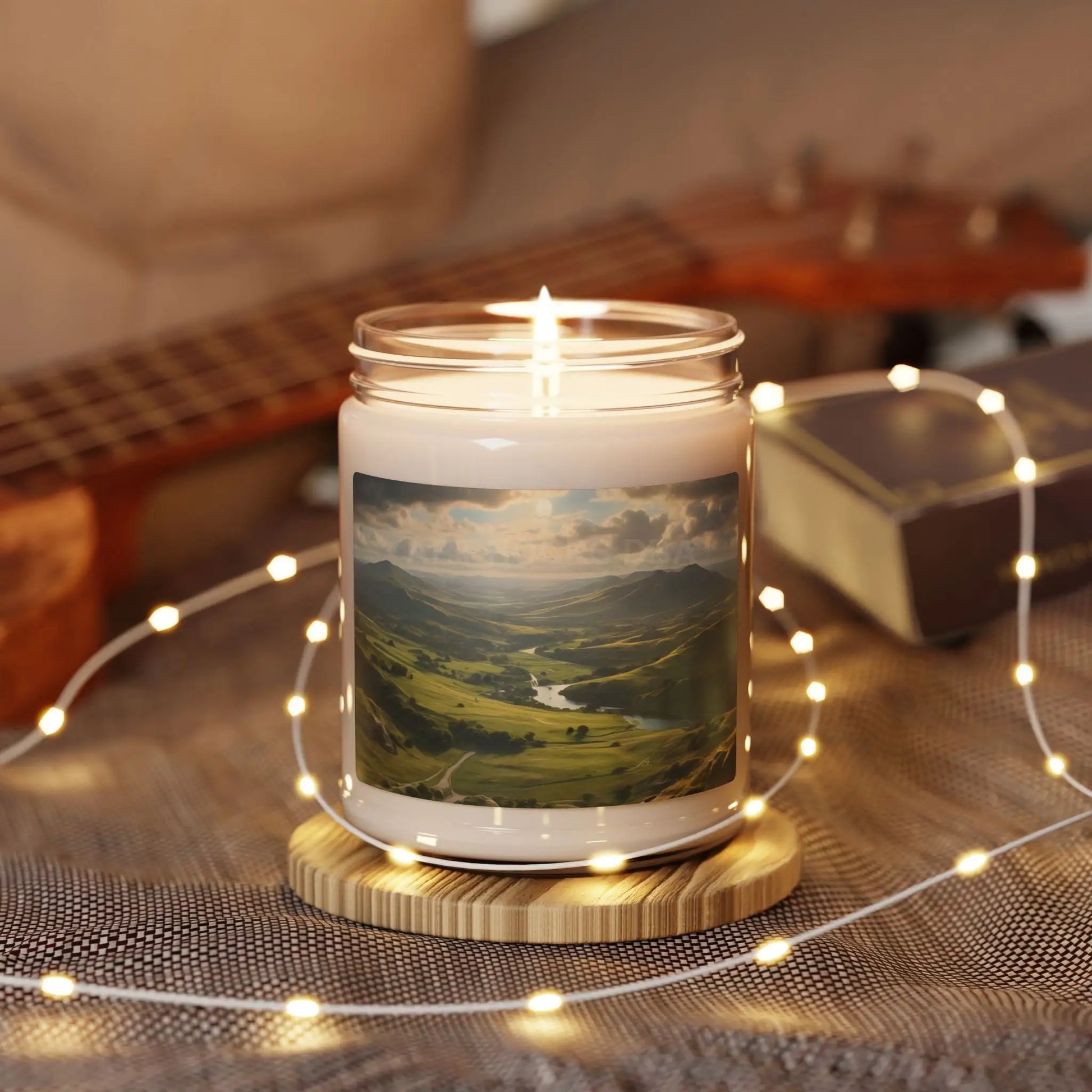 Peaceful Valley Scented Candle Relaxing Gift for Home Aromatherapy Candle Eco-Friendly Gift Calming Decor - Home Decor